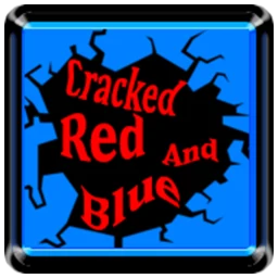 Cracked Red and Blue Icon Pack simgesi
